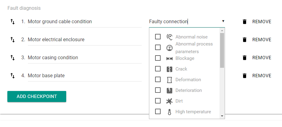 Figure 3: Configuration of inspection guidelines in Power-MI.