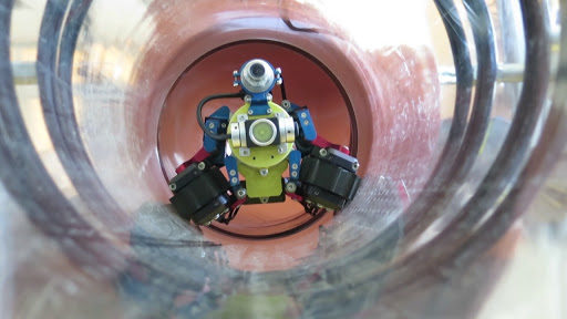 Figure 13: Robot for visual inspection of the interior of the pipe.