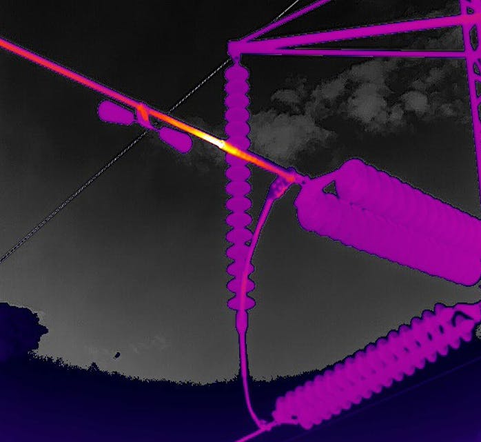 Infrared Thermography frame overheating connector. Source: Endeavor Business Media (Georgia Power’s Success Story).